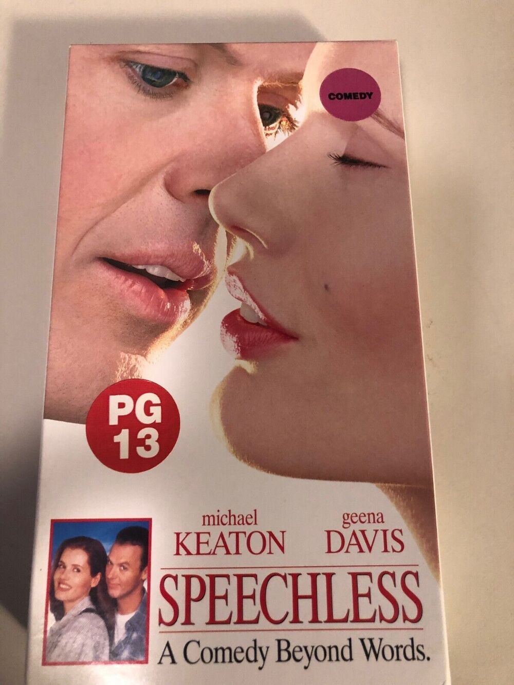 Speechless, VHS Michael Keaton-Geena Davis- Christopher Reeves‎